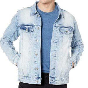 Men's Denim and Twill Jacket